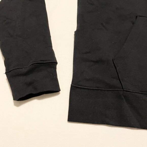 Nike Black Funnel Neck Pullover Logo Swoosh Sweatshirt Womems Medium - Picture 7 of 16